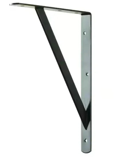 Hyper Tough 8 inch x 12 inch Heavy Duty Bracket Black