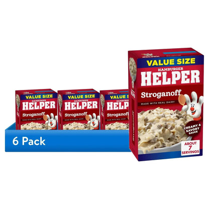 Hamburger Helper Pasta Stroganoff, 10.2 oz Value Size Box
