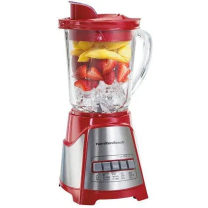 Hamilton Beach Power Elite Multi-Function Blender, Red, New, 58147