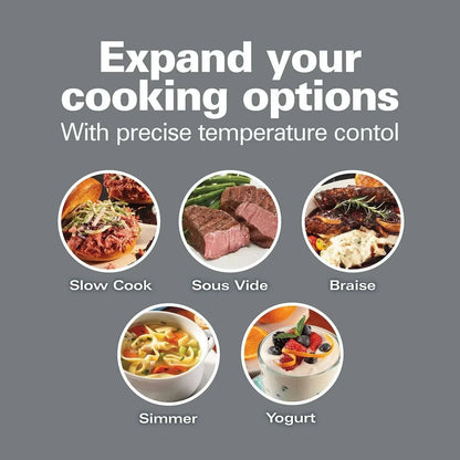 Hamilton Beach Temp Tracker 6-Quart Programmable Slow Cooker