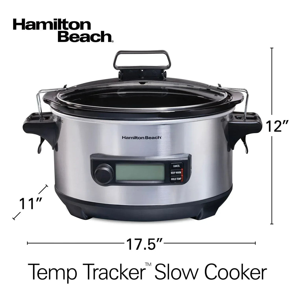 Hamilton Beach Temp Tracker 6-Quart Programmable Slow Cooker
