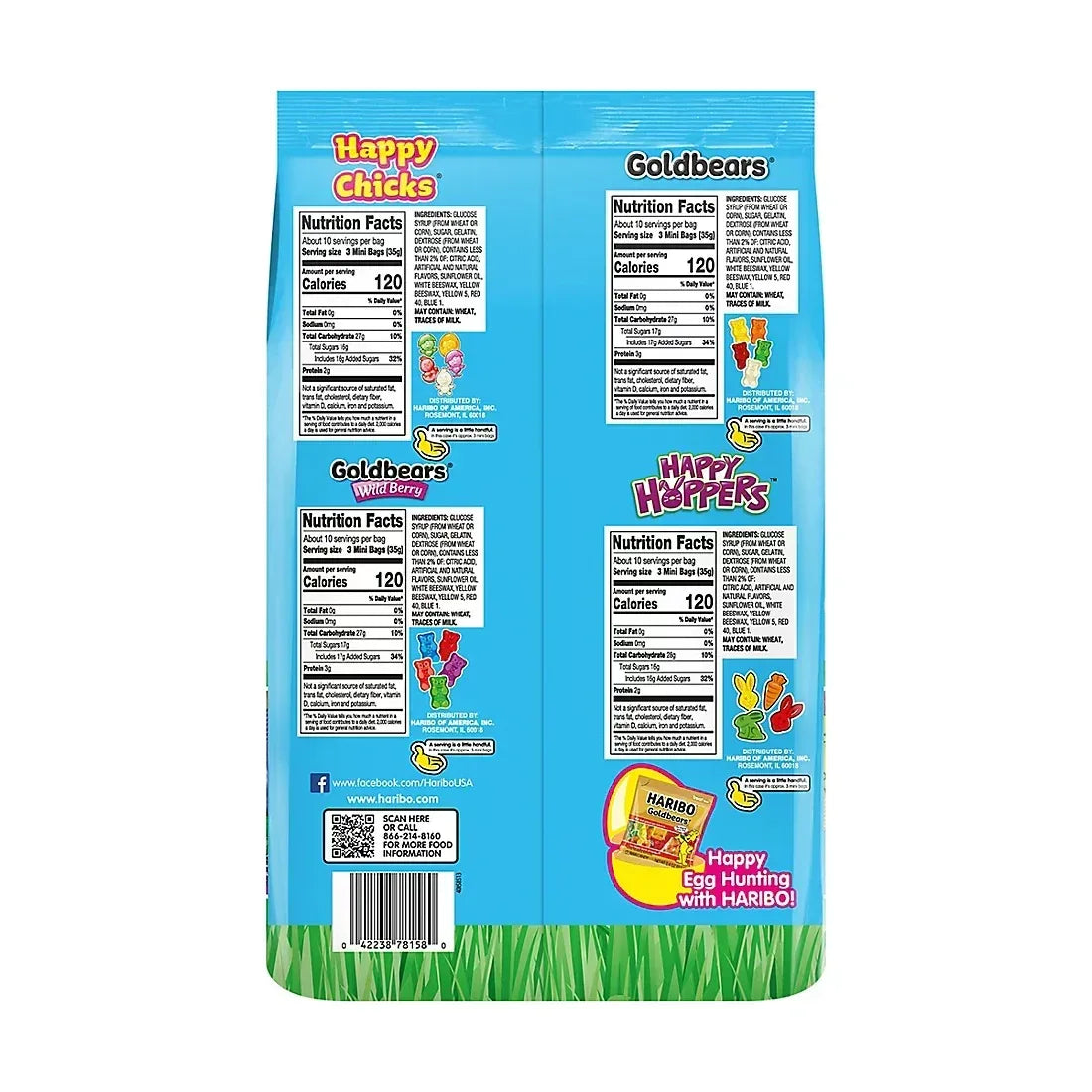 Haribo Spring Mix Gummy Candies, 125 ct.