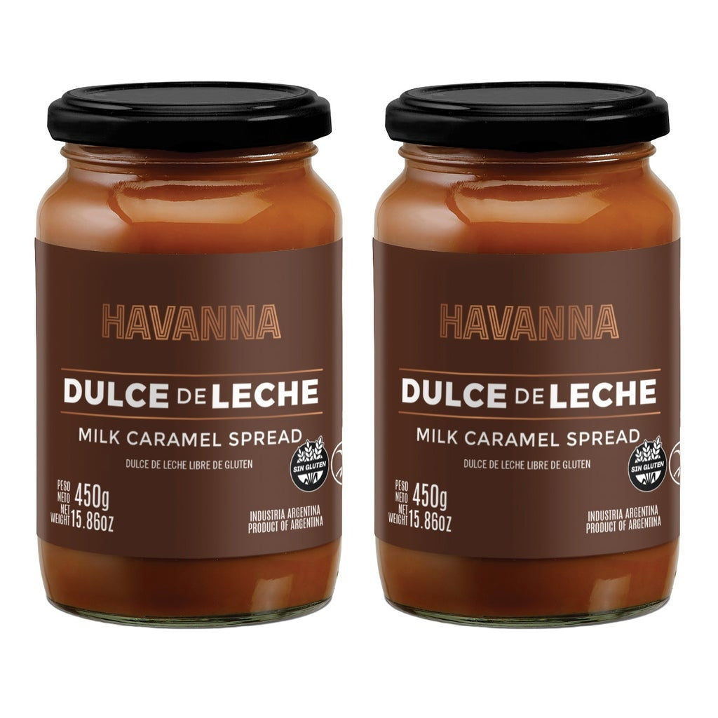Havanna Dulce De Leche Milk Caramel Spread, 15.86 oz Each Jar, 2-pack