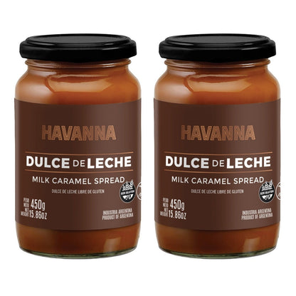 Havanna Dulce De Leche Milk Caramel Spread, 15.86 oz Each Jar, 2-pack