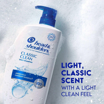 Head and Shoulders Dandruff Shampoo, Classic Clean, 28.2 fl Oz