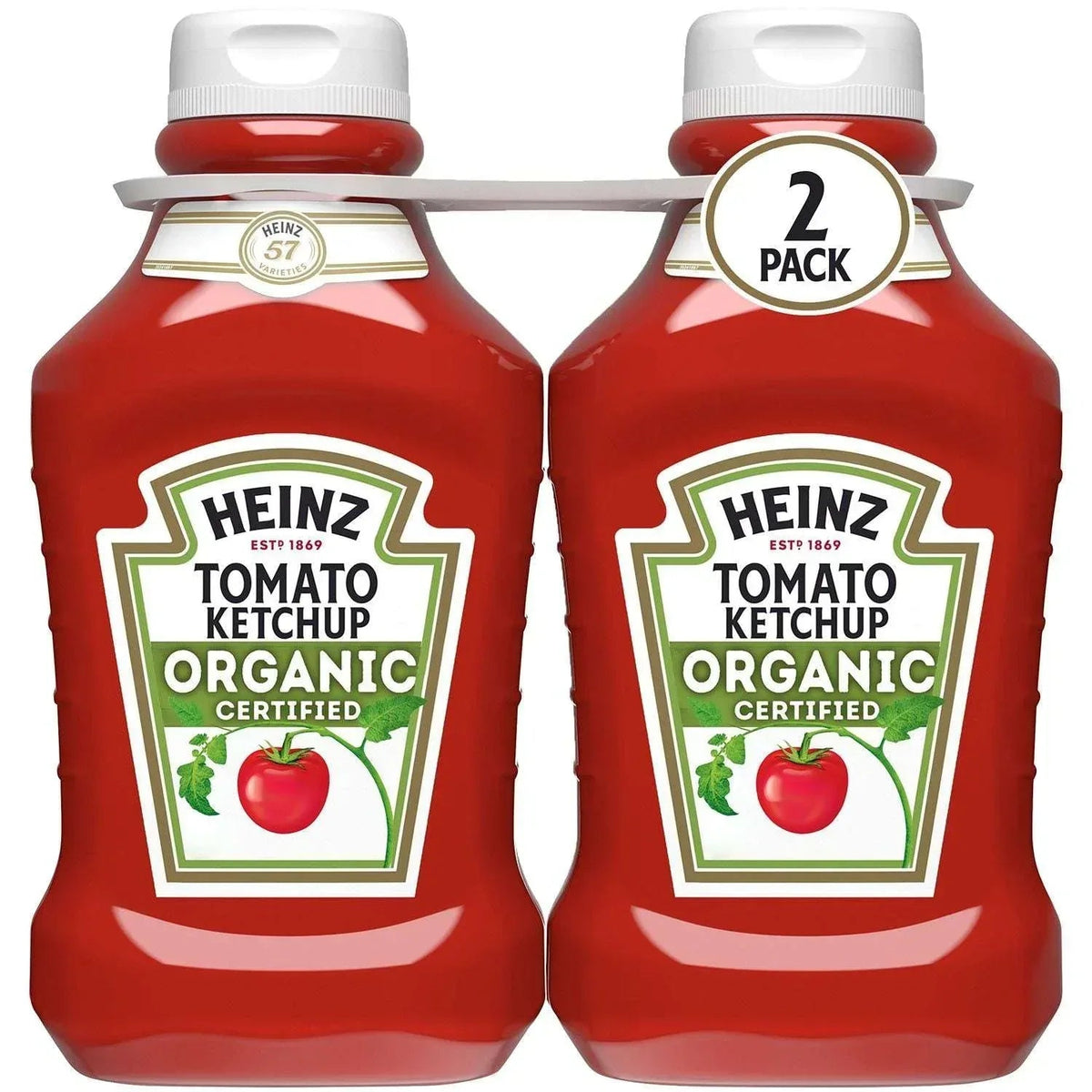 Heinz Organic Certified Tomato Ketchup, 44 oz., 2 pk.