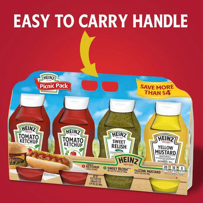 Heinz Picnic Pack Condiments, 4 pk.