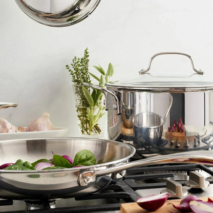 Henckels 11-Piece Stainless Steel Tri-Ply Clad Cookware Set