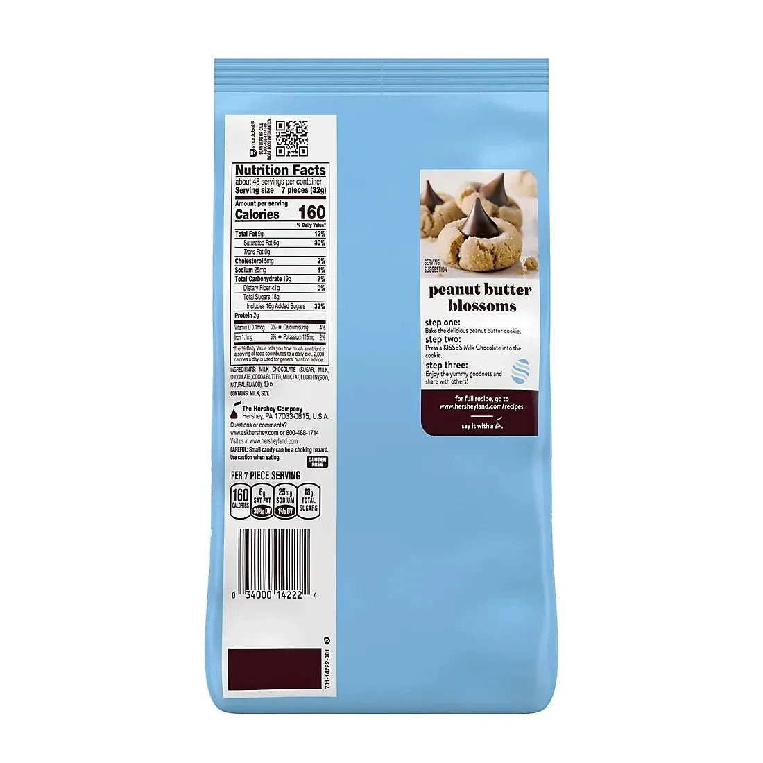 Hershey's Kisses Milk Chocolate, Easter Candy Bulk Bag, 330 ct.