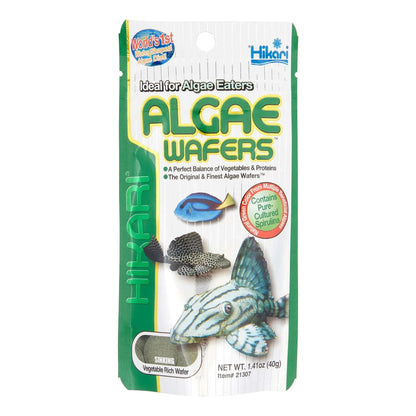 Hikari Sinking Algae Wafers Tropical Fish Food, 1.41 Oz