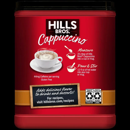 Hills Bros. Cappuccino Salted Caramel - Instant Cappuccino Mix