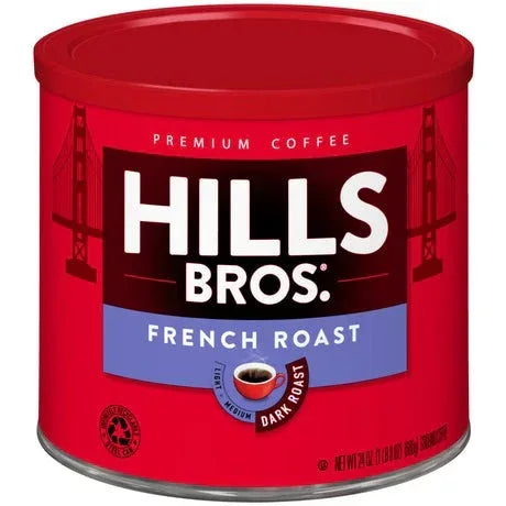 Hills Bros. Coffee French Roast - Dark Roast - Ground