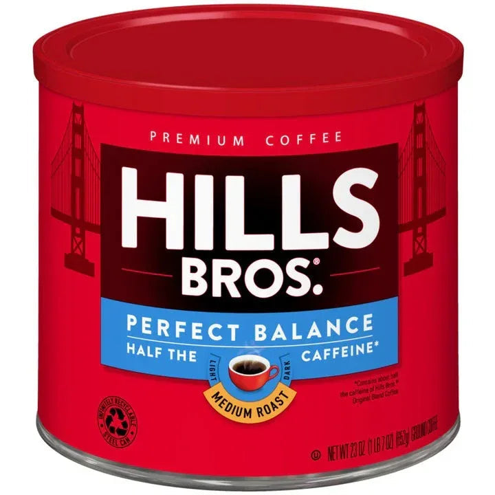 Hills Bros. Coffee Perfect Balance - Medium Roast - Ground - Can