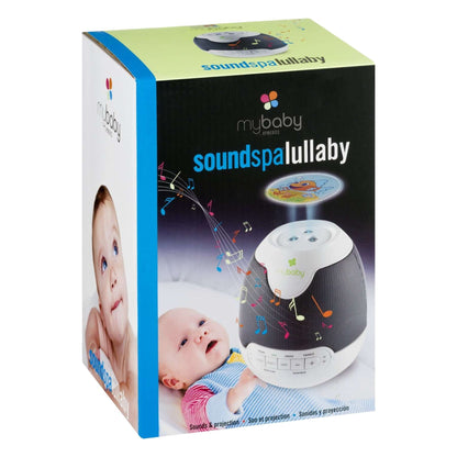 HoMedics My Baby Lullaby Sound Spa Sound Machine and White Noise Machine - Sounds & Projection, Plays 6 Sounds & Lullabies, Image Projector Featuring Diverse Scenes, Auto-Off