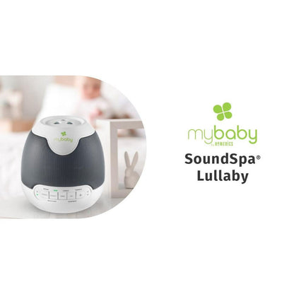 HoMedics My Baby Lullaby Sound Spa Sound Machine and White Noise Machine - Sounds & Projection, Plays 6 Sounds & Lullabies, Image Projector Featuring Diverse Scenes, Auto-Off