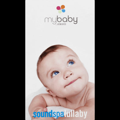 HoMedics My Baby Lullaby Sound Spa Sound Machine and White Noise Machine - Sounds & Projection, Plays 6 Sounds & Lullabies, Image Projector Featuring Diverse Scenes, Auto-Off