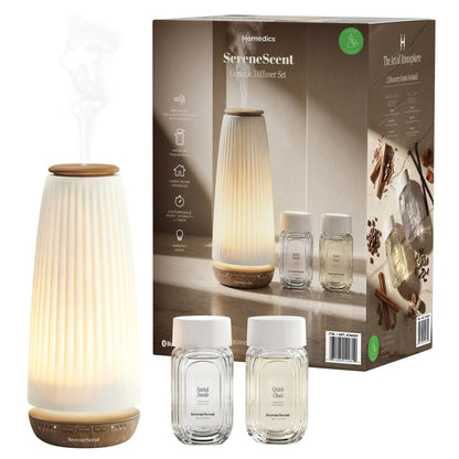 Homedics SereneScent Ceramic Diffuser Set