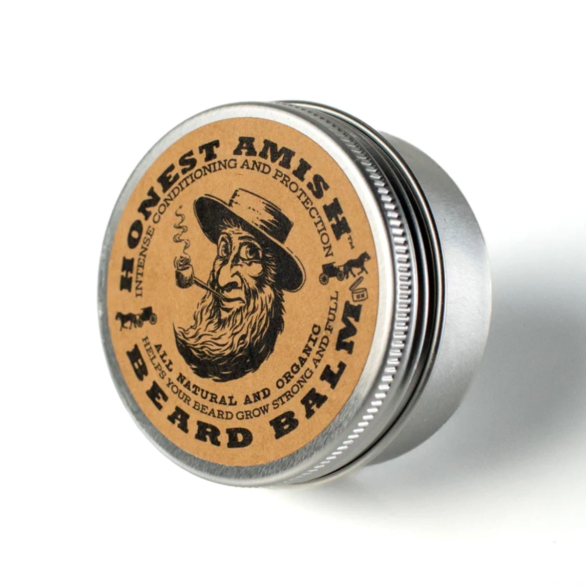 Honest Amish Beard Balm All Natural and Organic, 2 oz