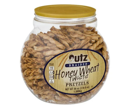 Honey Wheat Braided Pretzels Barrel, 56 oz.