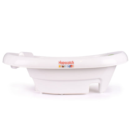 Hopscotch Lane 3-in-1 Baby Bathtub with Sling, White, Newborn to Toddler, Ages 0+ Months