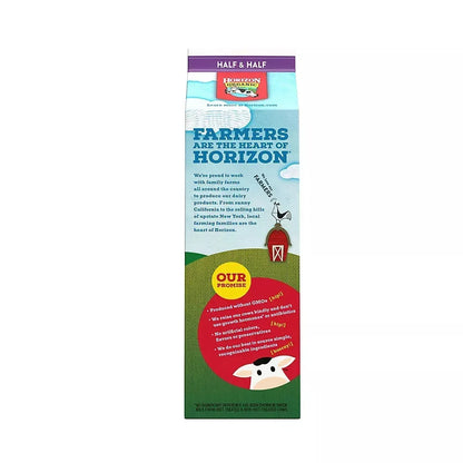 Horizon Organic Half and Half, Carton, 32 fl. oz.