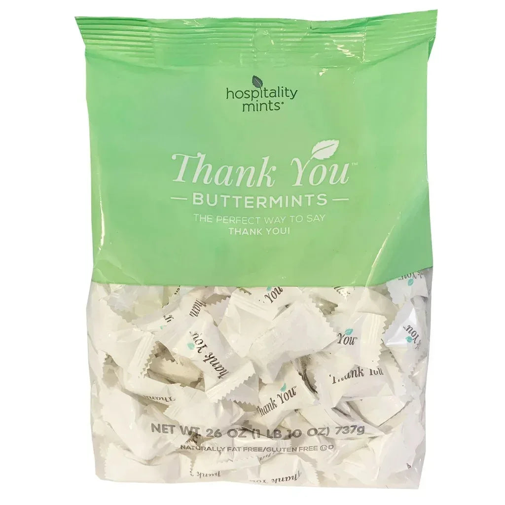 Hospitality Mints Thank You Buttermints, 26 oz