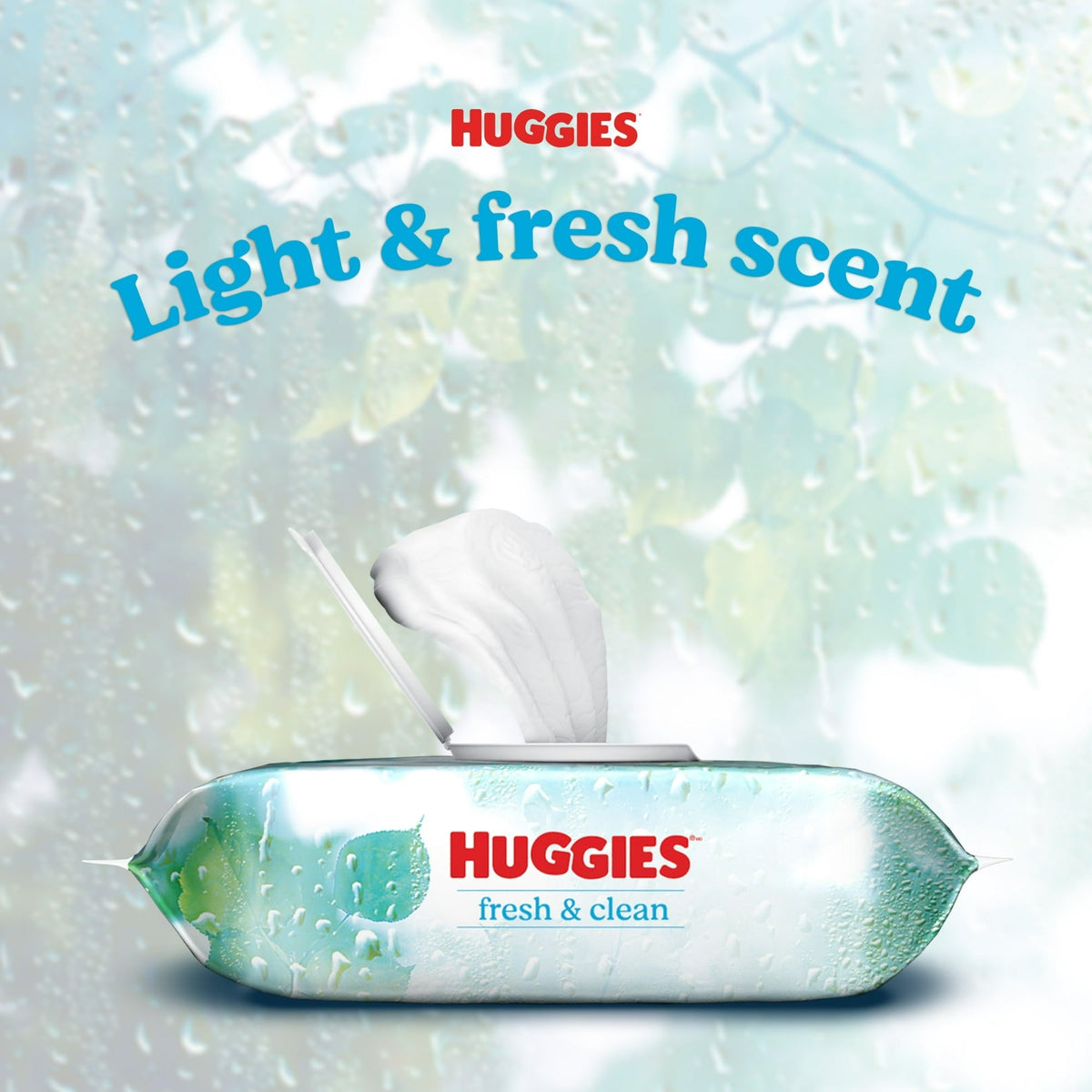 Huggies Simply Clean Fresh Scent Wipes, 3 Flip-Top Packs, 192 Total Ct