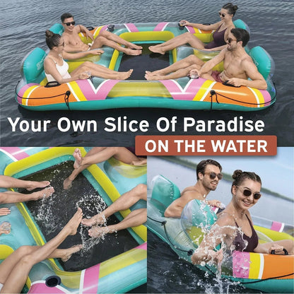 Hydro Force 4-Person Inflatable Island
