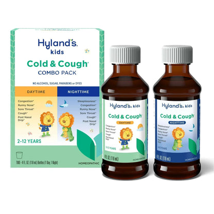 Hyland's Kids Cold & Cough Day & Night Combo Pack, Ages 2–12, 8 fl oz