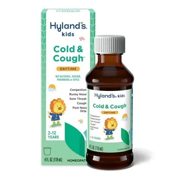 Hyland's Kids Cold & Cough Daytime Liquid, Ages 2–12, 4 fl oz