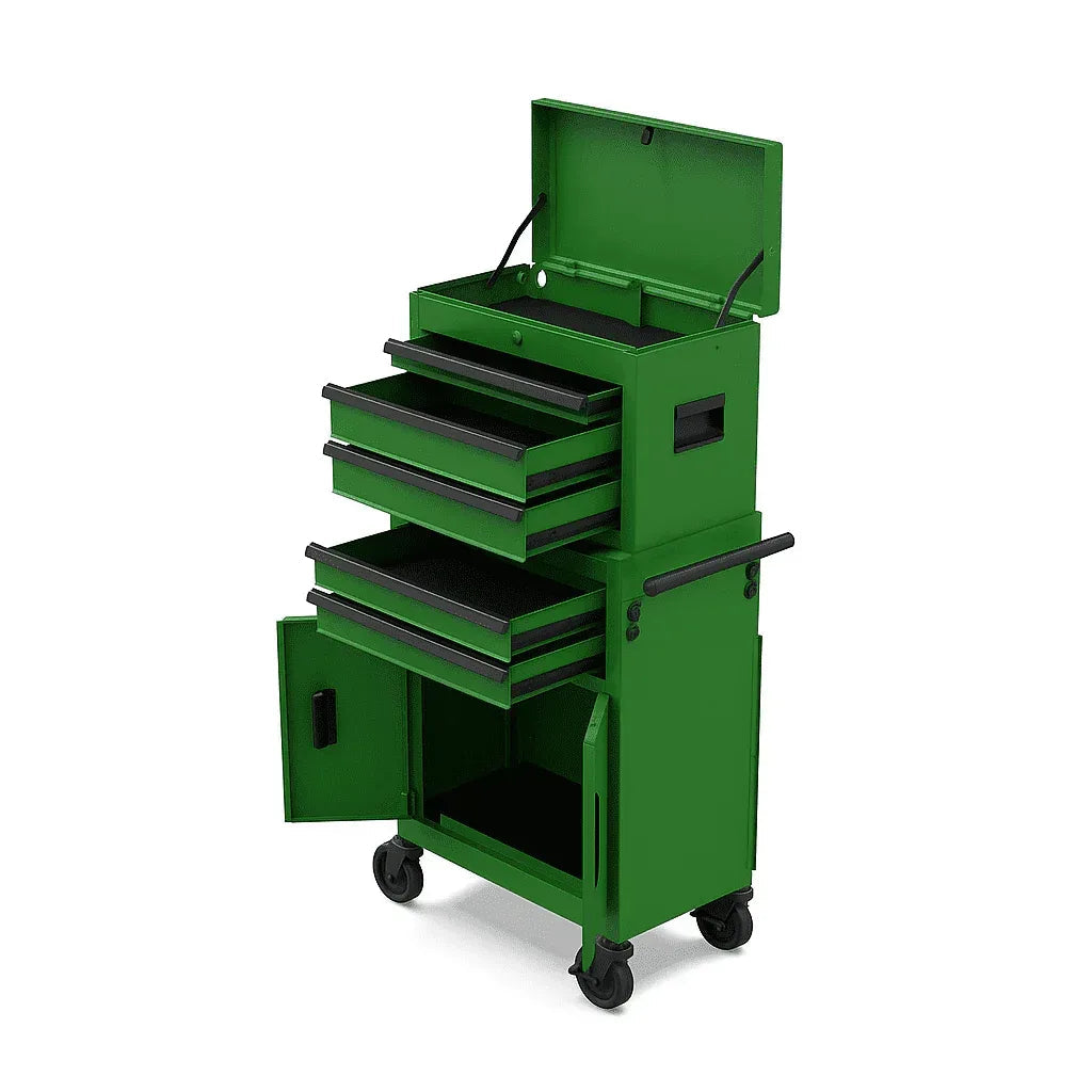 Hyper Tough 20-Inch 5-Drawer Steel Tool Chest with Ball-Bearing Slides, 300 lb Capacity, Black