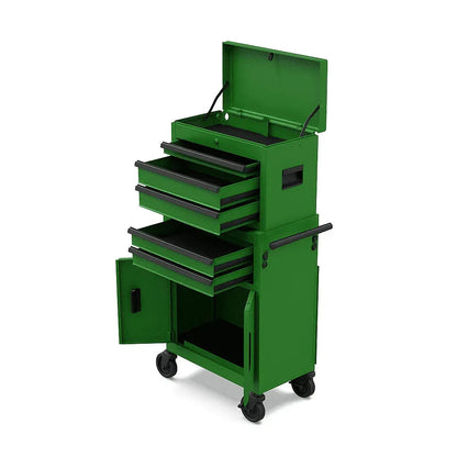 Hyper Tough 20-Inch 5-Drawer Steel Tool Chest with Ball-Bearing Slides, 300 lb Capacity, Black