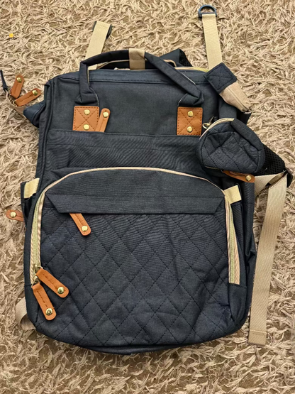 Mochila para pañales impermeable multifunción – Bolso grande para bebé con 16 bolsillos y cambiador