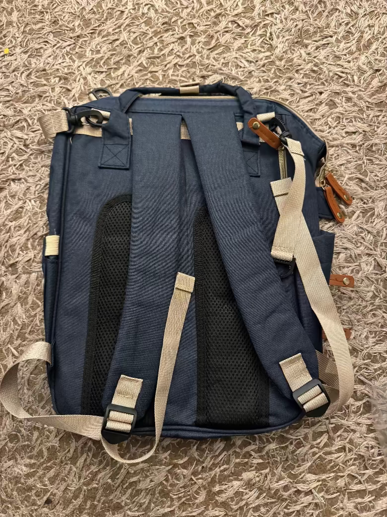 Mochila para pañales impermeable multifunción – Bolso grande para bebé con 16 bolsillos y cambiador