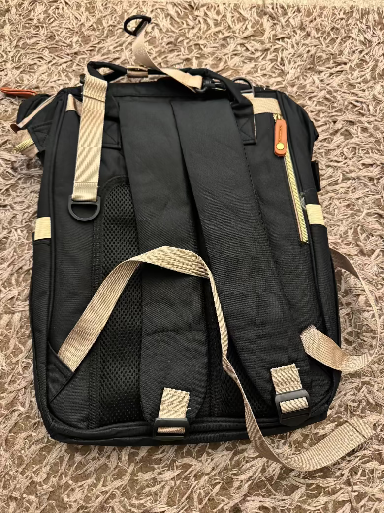 Mochila para pañales impermeable multifunción – Bolso grande para bebé con 16 bolsillos y cambiador