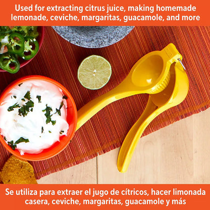 IMUSA Yellow Lemon Squeezer / IMUSA Exprimidor de Limones y Frutas Citricas, Amarillo