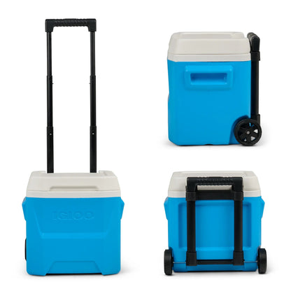 Igloo 16 QT Laguna Hard Sided Ice Chest Cooler with Wheels
