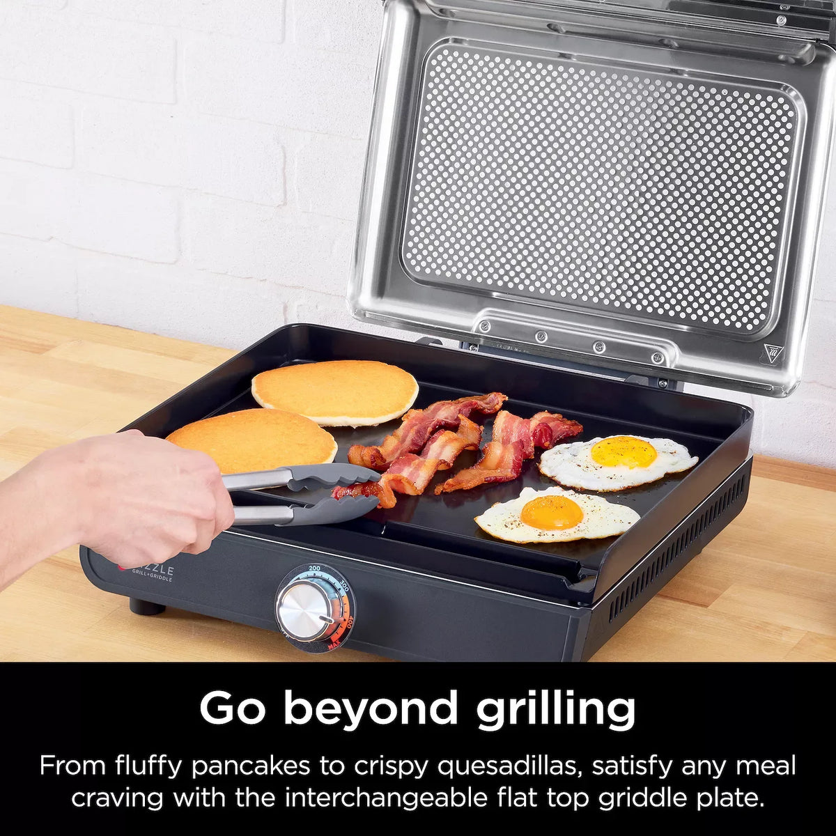 Ninja® Sizzle Indoor Grill & Griddle with Interchangeable Plates (GR101)