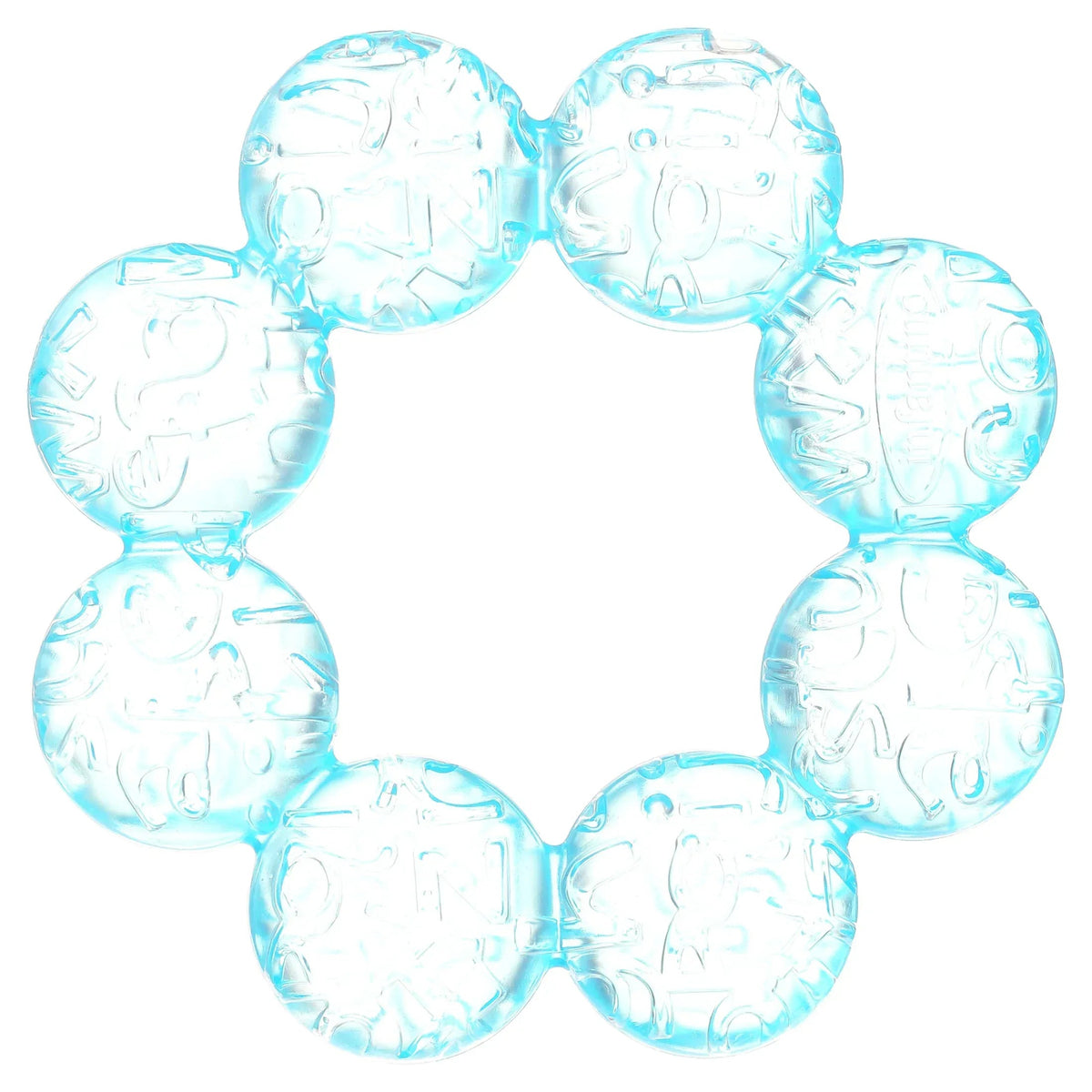 Infantino Soothing Soft Circular Water Teether, Unisex, Blue