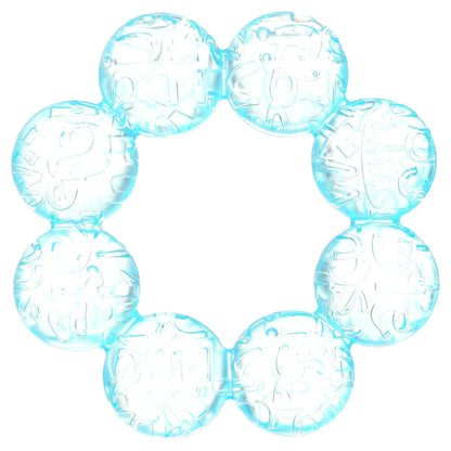Infantino Soothing Soft Circular Water Teether, Unisex, Blue