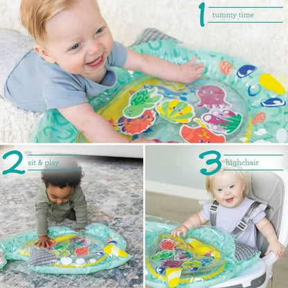Infantino Narwhal & Sea Pals Pat & Play Baby Tummy Time Play Mat, 6-12 Months
