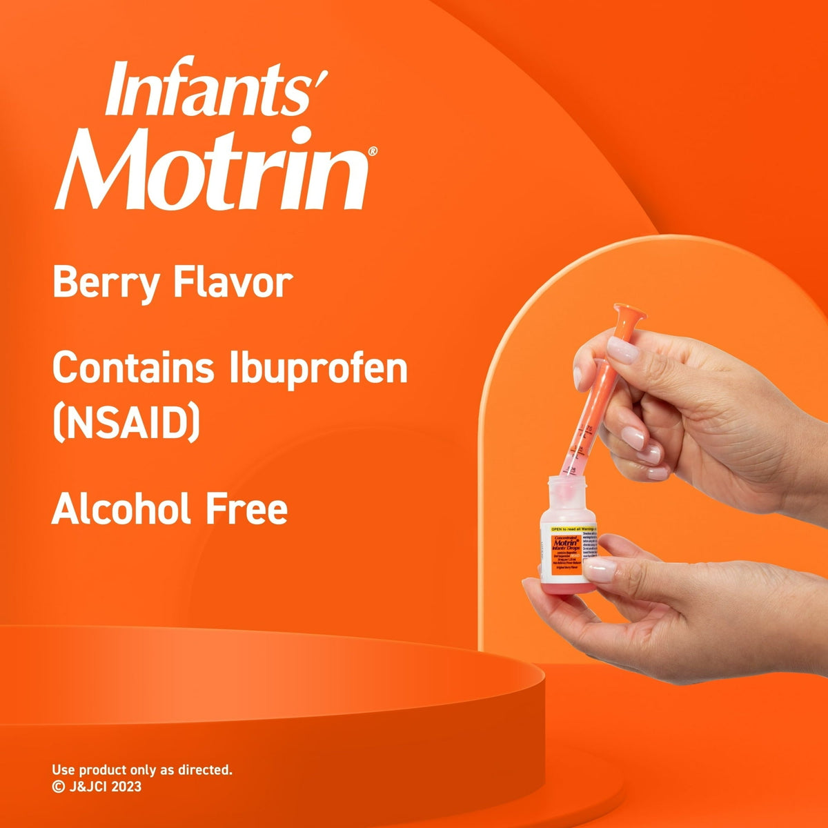 Infants' Motrin Liquid Ibuprofen Medicine Drops, Berry, 0.5 fl. oz