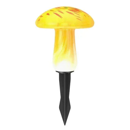 Infinity X1 Glass Solar Mushroom Landscape Lights, 2-pack