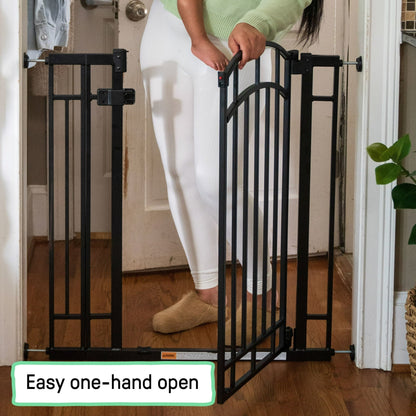 Ingenuity The Doorway 48W Series Safety Pet and Baby Gate, 28.5'-48' Wide, 36' Tall - Black