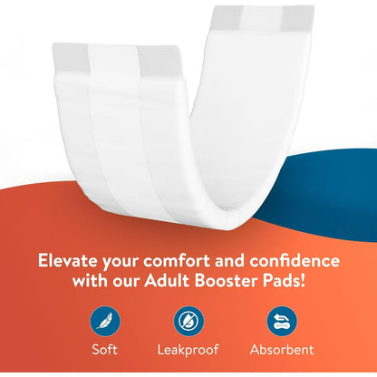 Inspire Incontinence Booster Pads Super Absorbent Incontinence Pad Insert Liner Women and Men Diaper Pads Inserts for Adult Diapers
