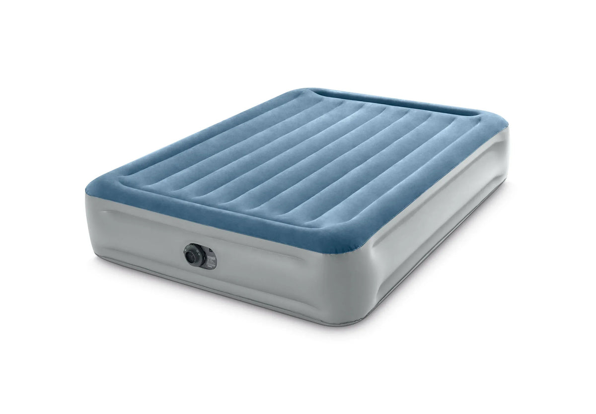 Intex 15" Twin Essential Rest Dura-Beam Airbed Mattress with Built-in Pump