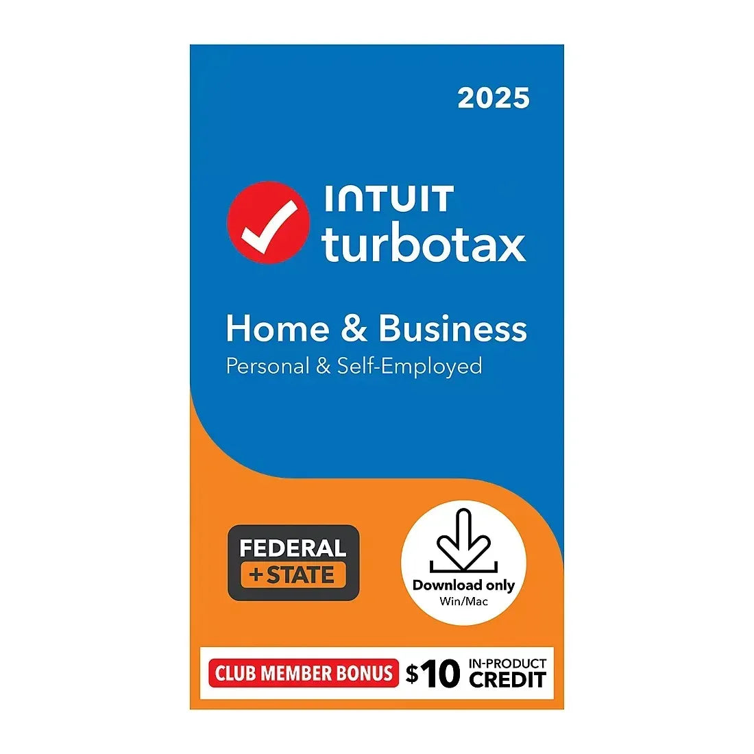 Intuit TurboTax Home & Business Fed+Efile+State 2025