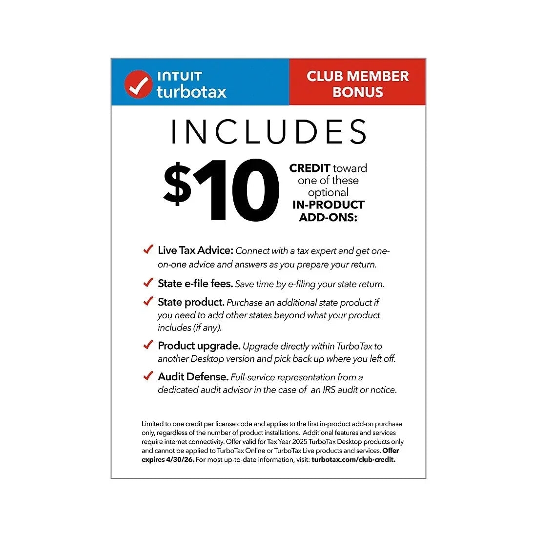 Intuit TurboTax Home & Business Fed+Efile+State 2025