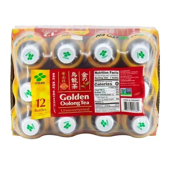Ito En Golden Oolong Tea, Unsweetened, 16.9 oz, 12-count