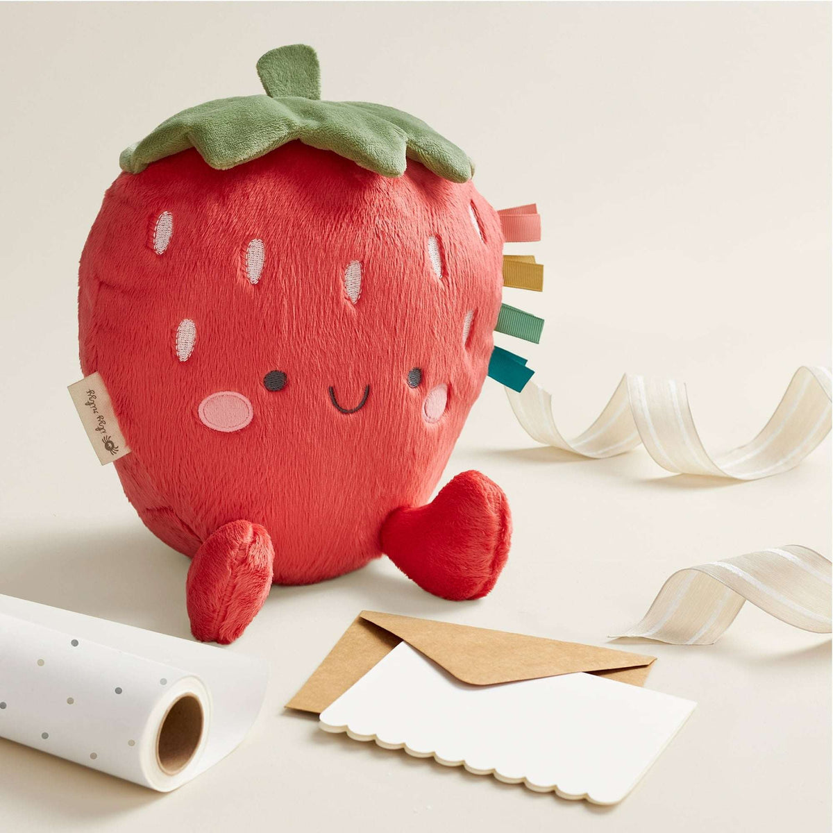 Itzy Ritzy Sweetie Snuggles™ Plush Strawberry